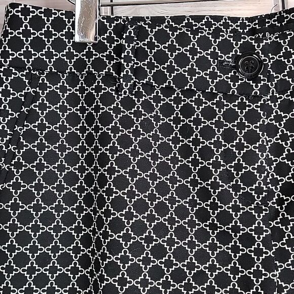 Hilary Radley women's printed capris dress pants Size 4 - Picture 4 of 15